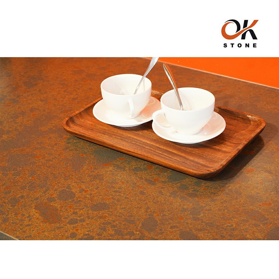 Quartz Jade Slab Non-Slip Durable Flooring factory