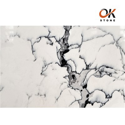 Slab cownter cegin chwarts Jade Cynnal a Chadw Hawdd